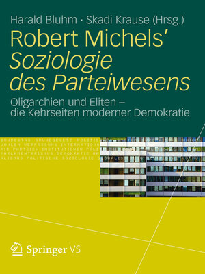 cover image of Robert Michels' Soziologie des Parteiwesens